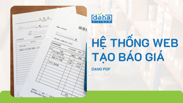 Hệ thống web tạo báo giá (dạng PDF)