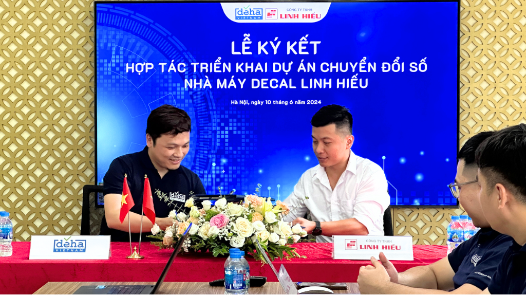 THE DIGITAL TRANSFORMATION PROJECT OF LINH HIEU DECAL FACTORY KICKOFF CEREMONY
