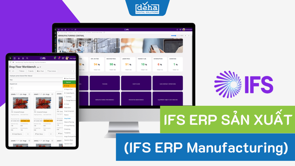 Tổng quan về IFS ERP sản xuất (IFS ERP Manufacturing)