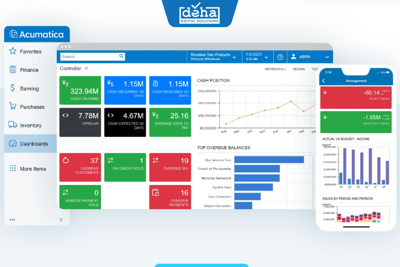 Hệ thống AI ERP Acumatica ERP
