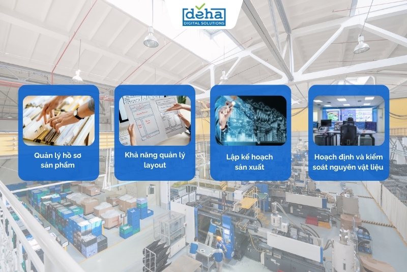 Các tính năng cần có trong phân hệ quản lý sản xuất và tối ưu hóa nguyên vật liệu 
