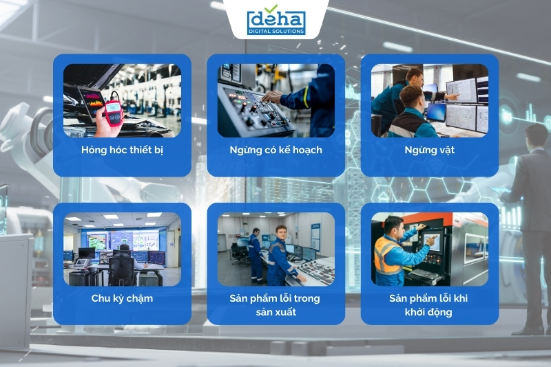 Trong sản xuất thường gặp 6 loại thất thoát sau