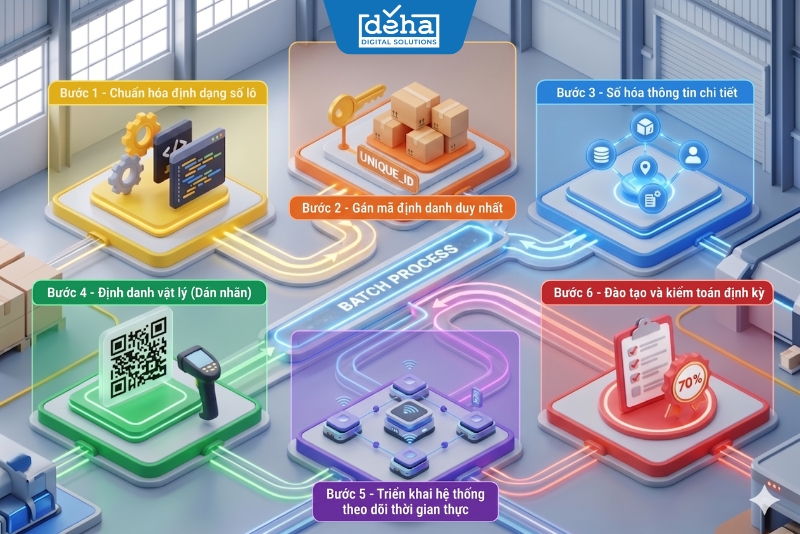6 bước quản lý tồn kho theo lô