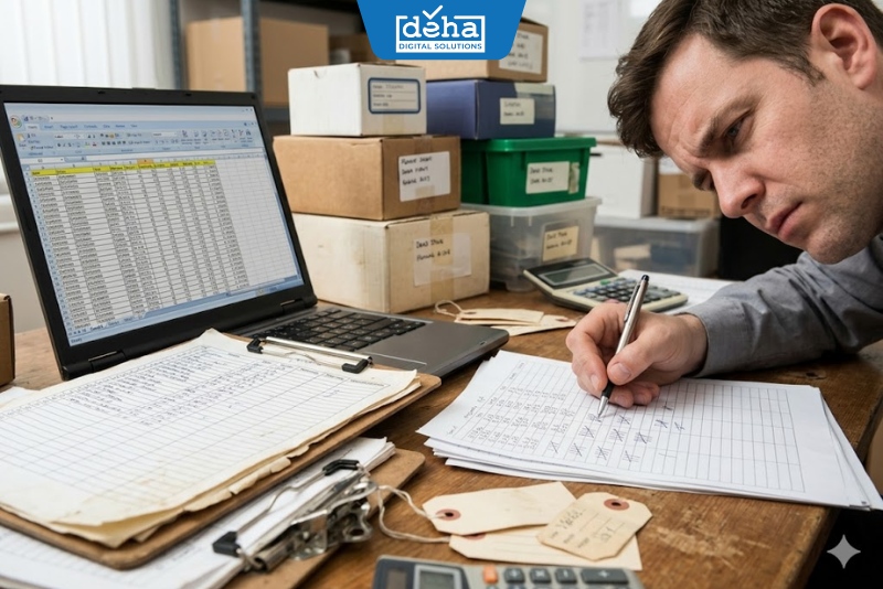 Khó khăn doanh nghiệp gặp phải khi quản lý tồn kho truyền thống