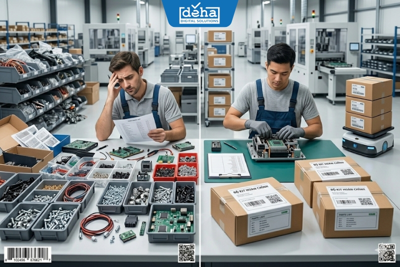 Kitting giúp doanh nghiệp chuẩn hóa quy trình cấp phát vật tư