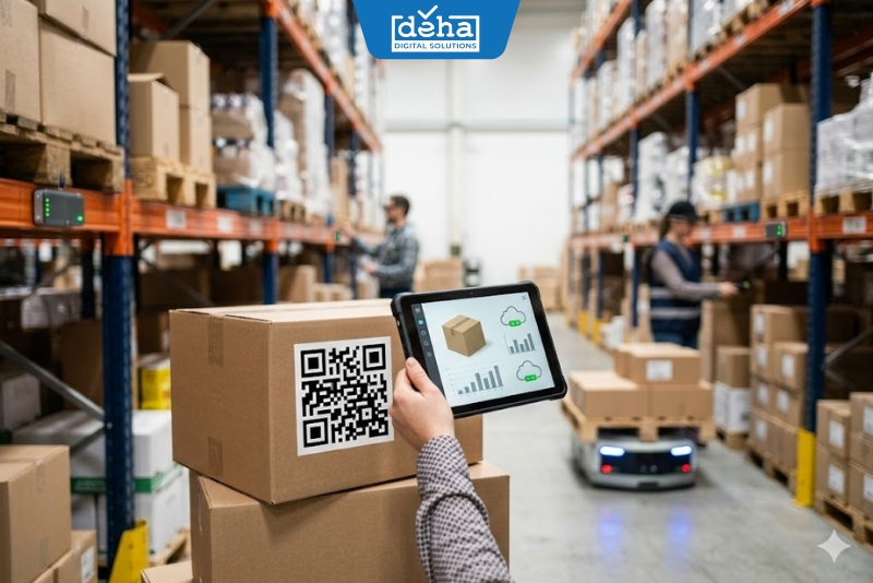 Quản lý kho bằng mã QR